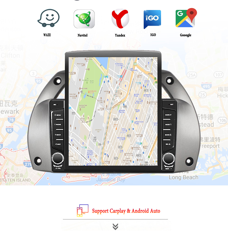 Musical Instrument Of India - 9.7’’ Car Autoradio For Toyota RAV