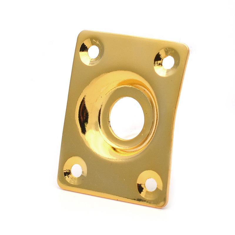 Musical Instrument Repair Shop - Square Metal Guitar Output Jack Plate