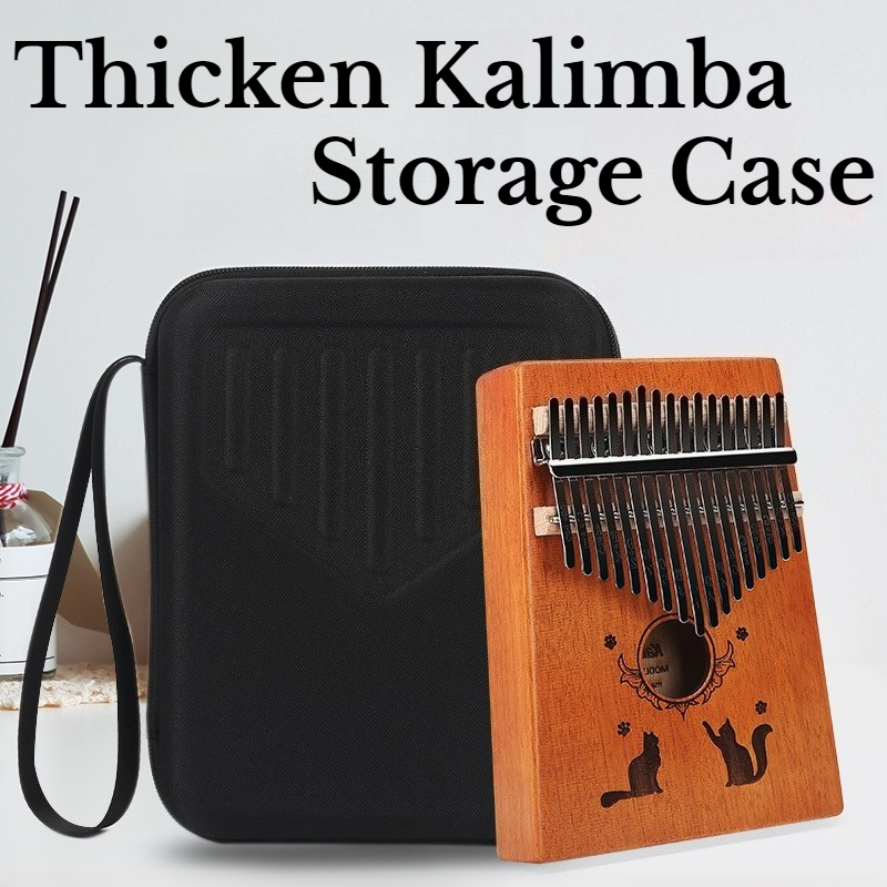 17-key Thickened Kalimba Case  - Musical Instrument Box ulasan dan harga