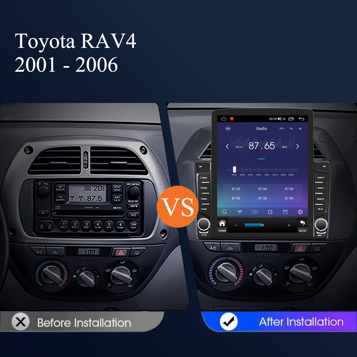 9.7’’ Car Autoradio For Toyota - Musical Instrument Of India ulasan dan harga