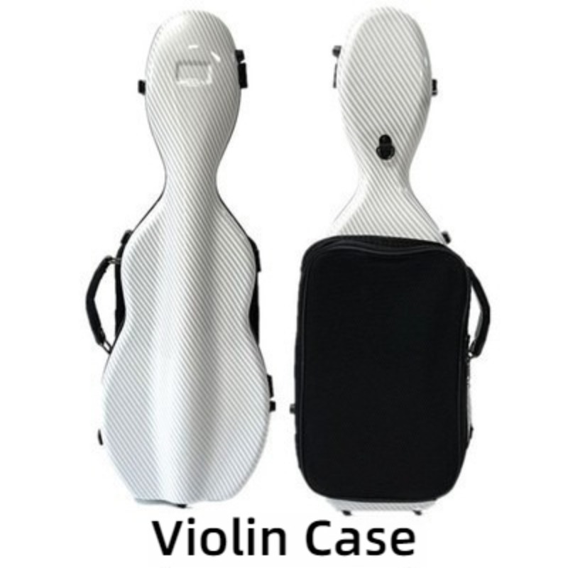 4/4 Carbon Fiber Violin Case L - Musical Instrument Box ulasan dan harga