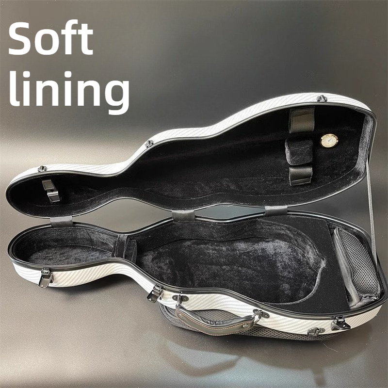 4/4 Carbon Fiber Violin Case L - Musical Instrument Box ulasan dan harga