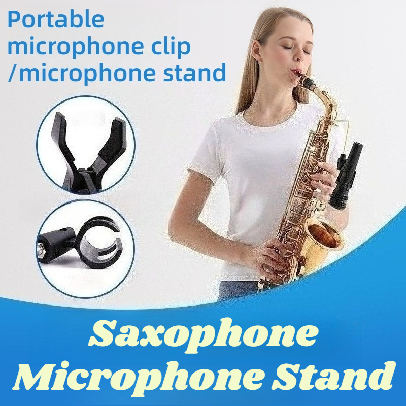 Metal Saxophone Microphone Sta - Musical Instrument Saxophone ulasan dan harga
