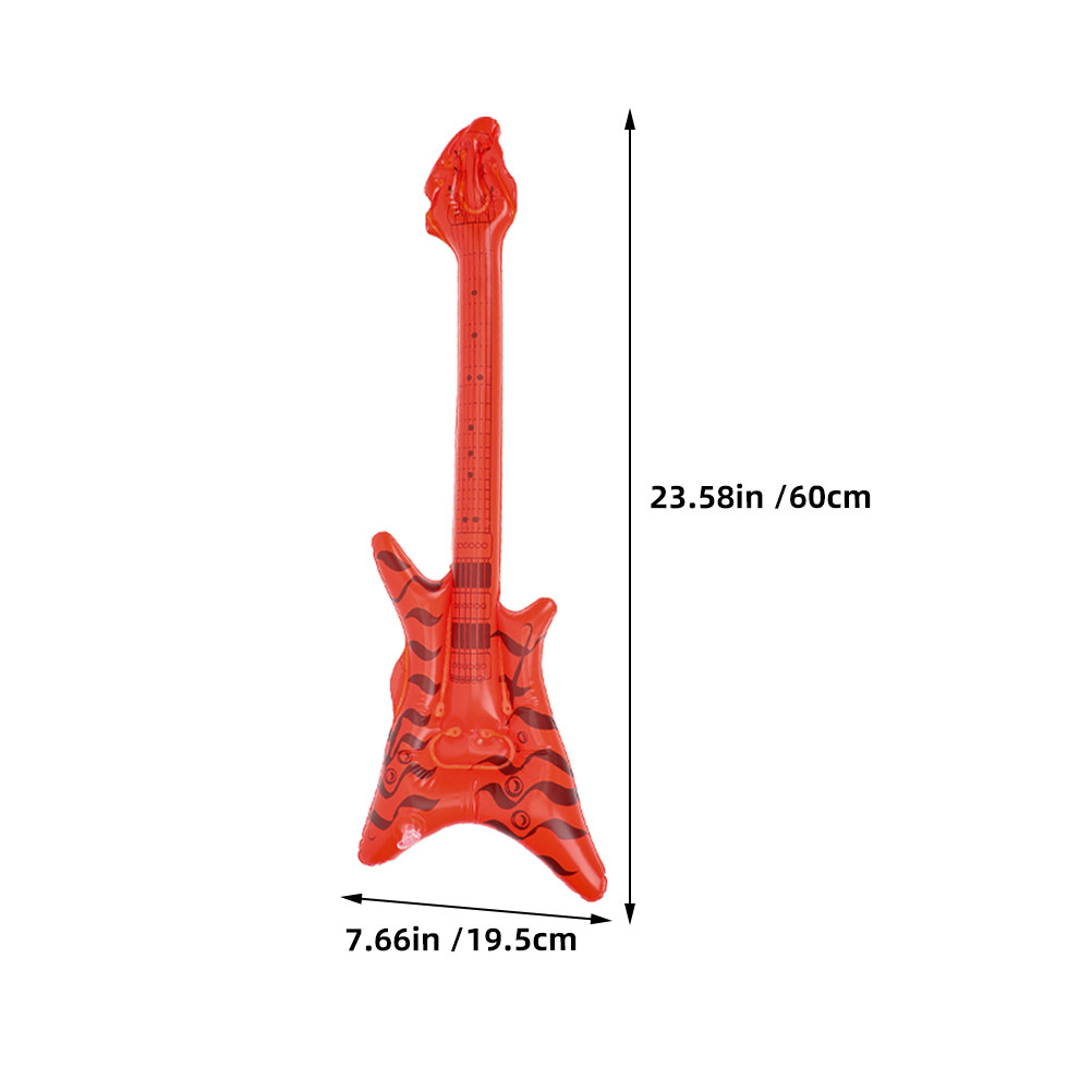 4Pcs Inflatable Rock Guitar Se - Musical Instrument Blow ulasan dan harga
