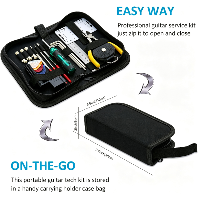 22pcs Guitar Repair Tool Set M - Musical Instrument Repair ulasan dan harga
