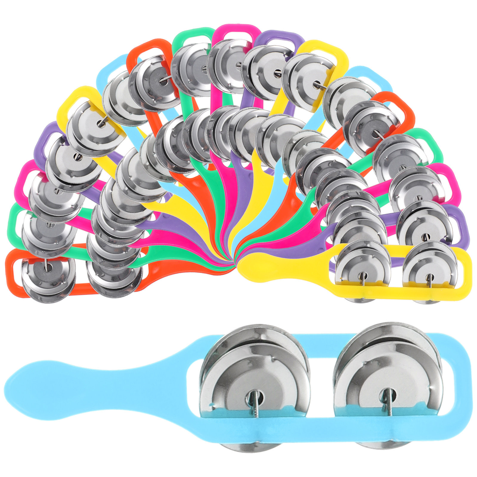 18Pcs Hand Bell Shaking Percus - Musical Instrument You Shake ulasan dan harga