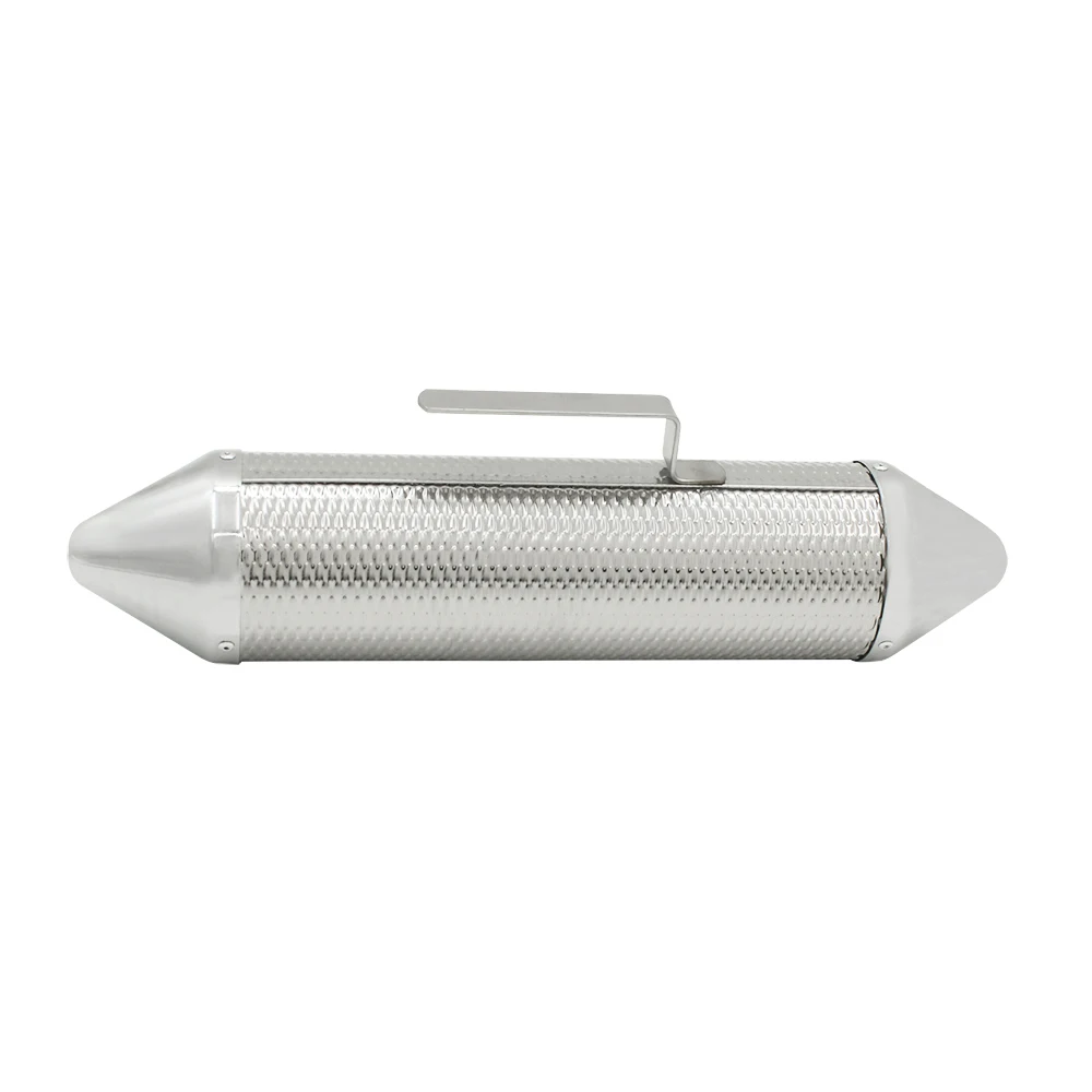 Scraper Barrel Silver Metal Gu - Guiro Scraper Instrument ulasan dan harga