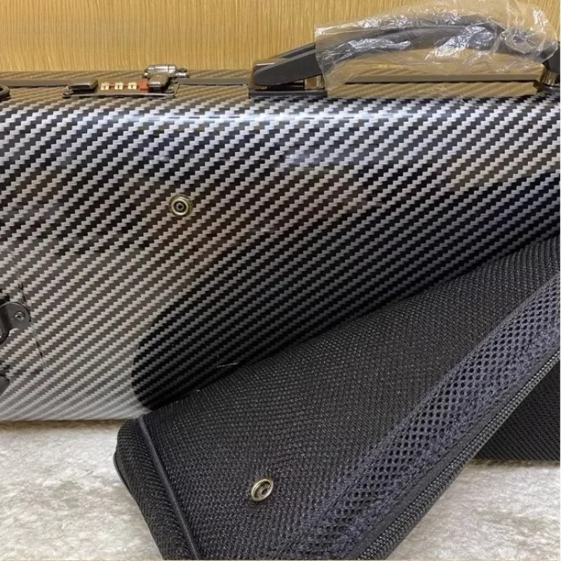 4/4 Carbonfiber Violin Square  - Musical Instrument Box ulasan dan harga