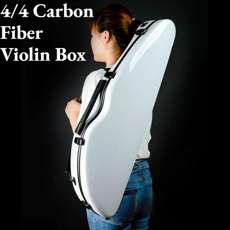 4/4 Carbon Fiber Violin Box Li - Musical Instrument Box ulasan dan harga