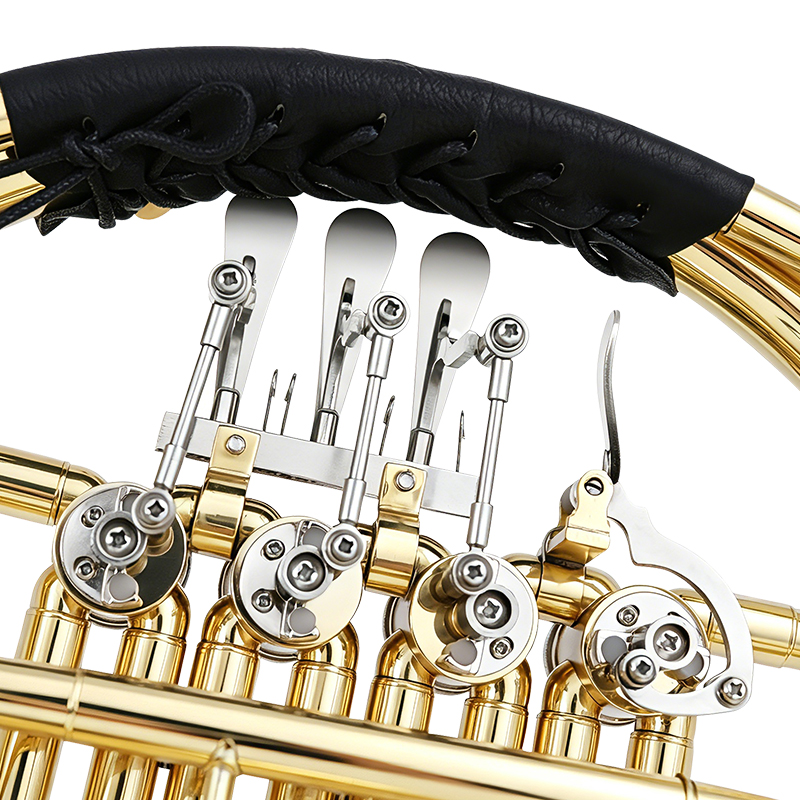 French Horn With Four Keys Lac - Musical Instrument Horn ulasan dan harga