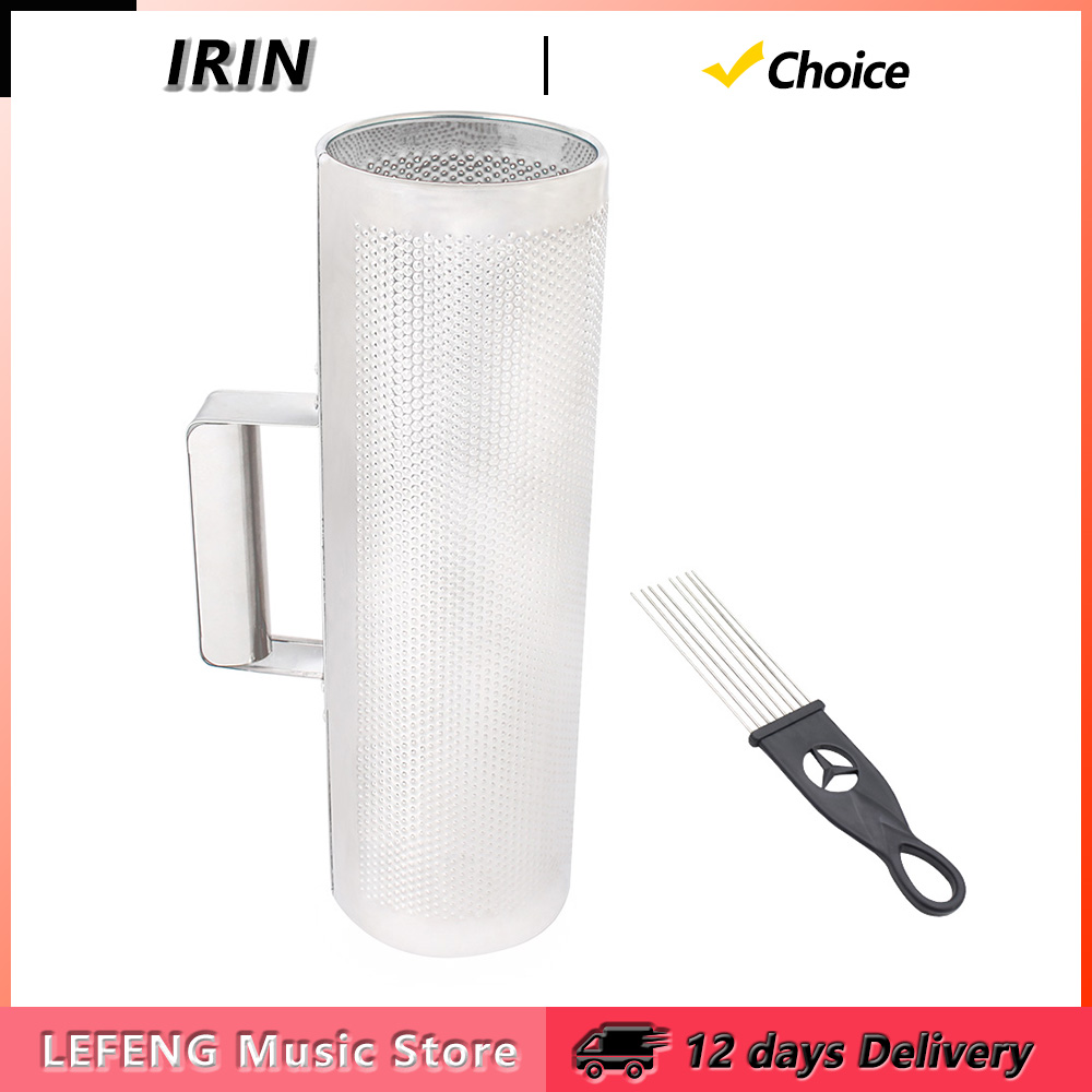 IRIN Guiro Large Stainless Ste - Guiro Scraper Instrument ulasan dan harga
