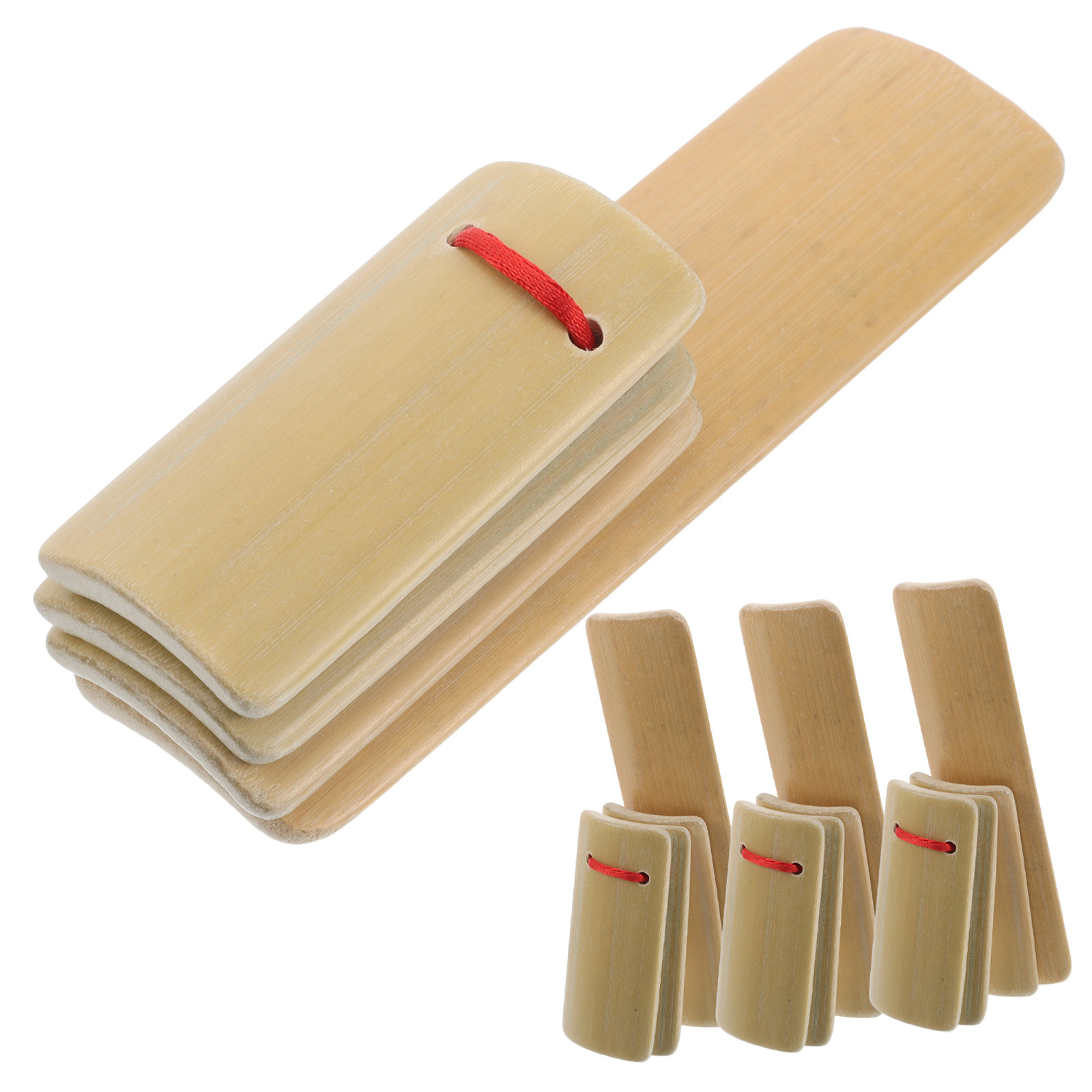 4Pcs Bamboo Clappers Kids Kuai - Musical Instrument In Chinese ulasan dan harga