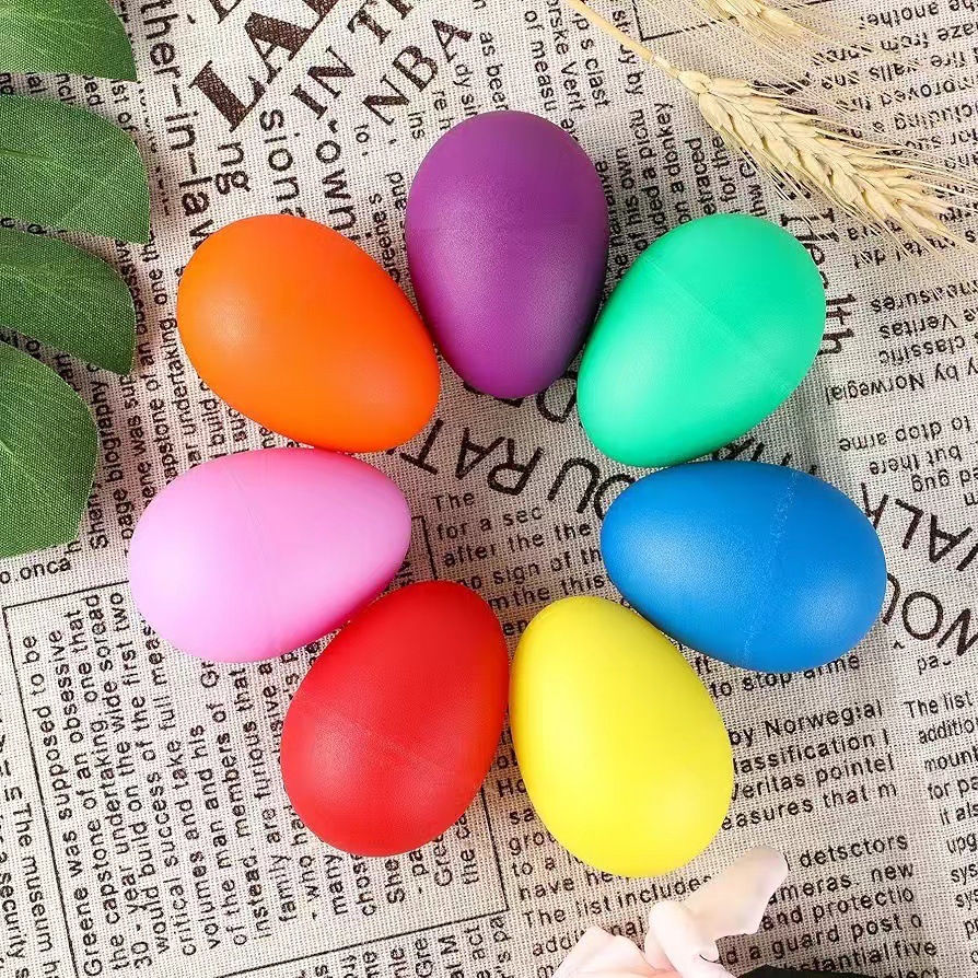 2Pcs Egg Shakers Plastic Percu - Musical Instrument You Shake ulasan dan harga