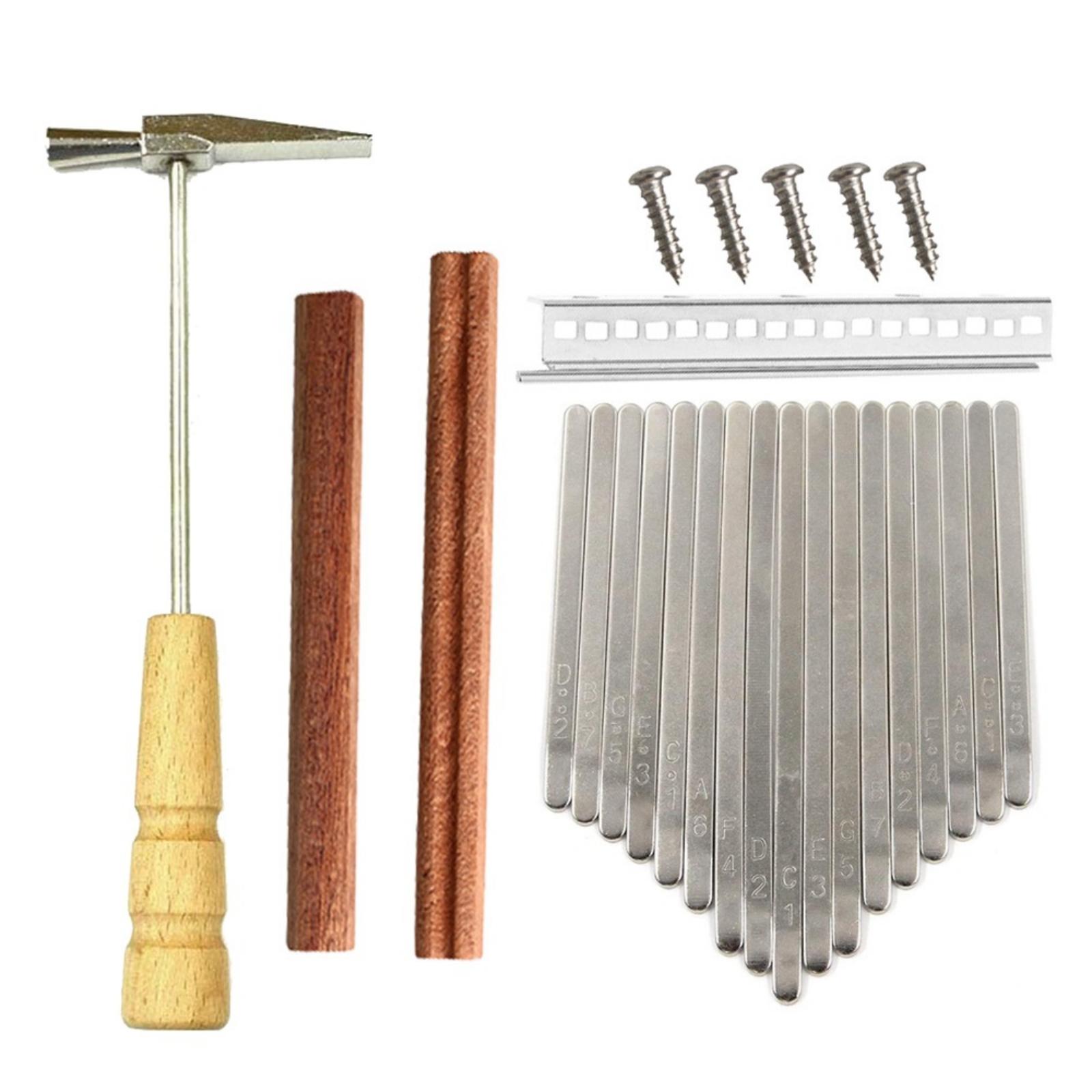 DIY Kalimba Thumb Piano 17 Key - Musical Instrument Repair ulasan dan harga