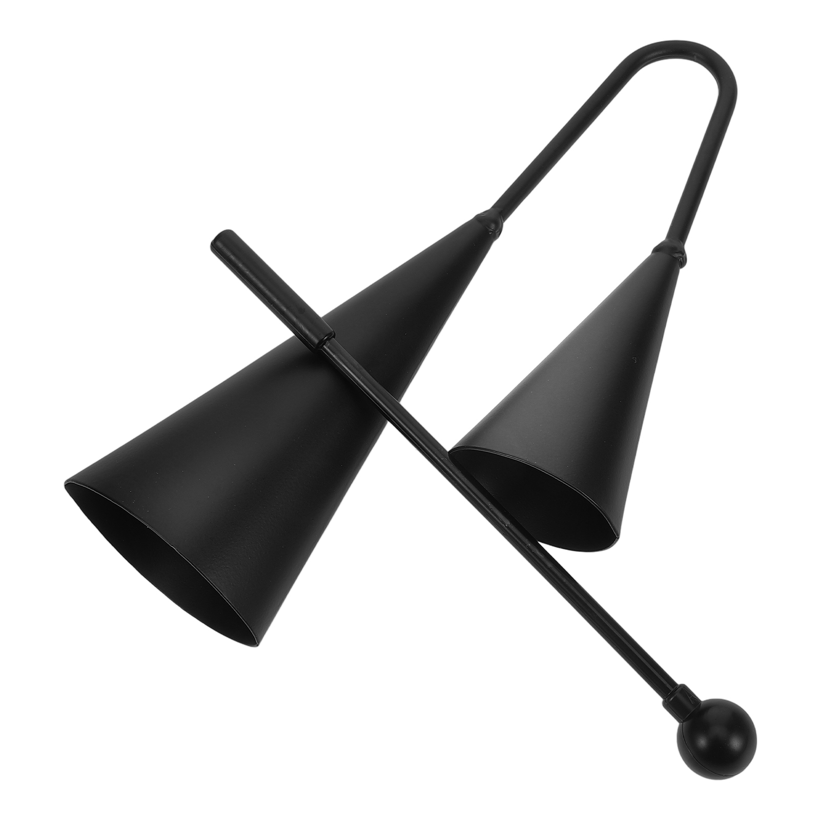 Double Trumpet Metal Cowbell A - Musical Instrument Agogo ulasan dan harga