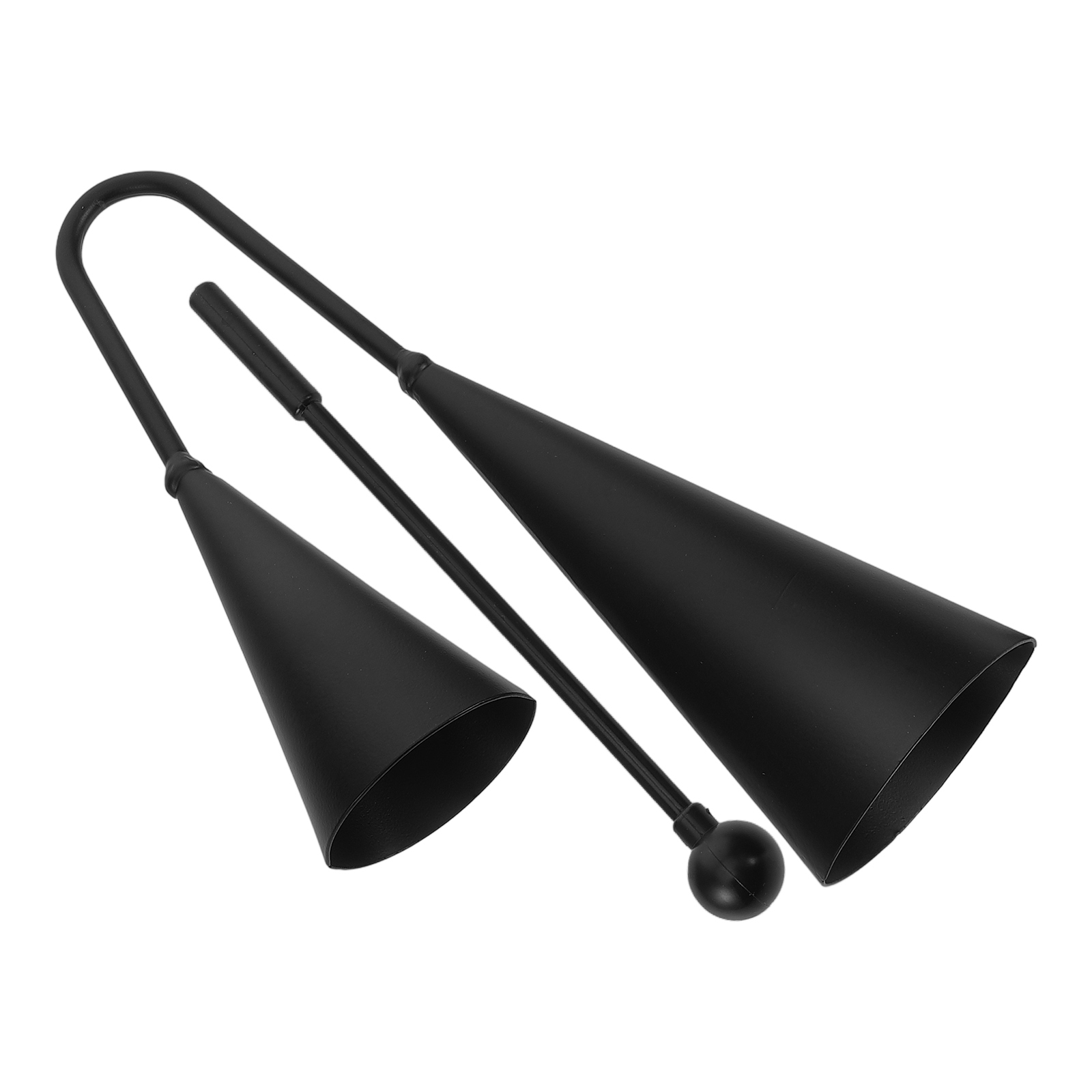 Double Trumpet Metal Cowbell A - Musical Instrument Agogo ulasan dan harga