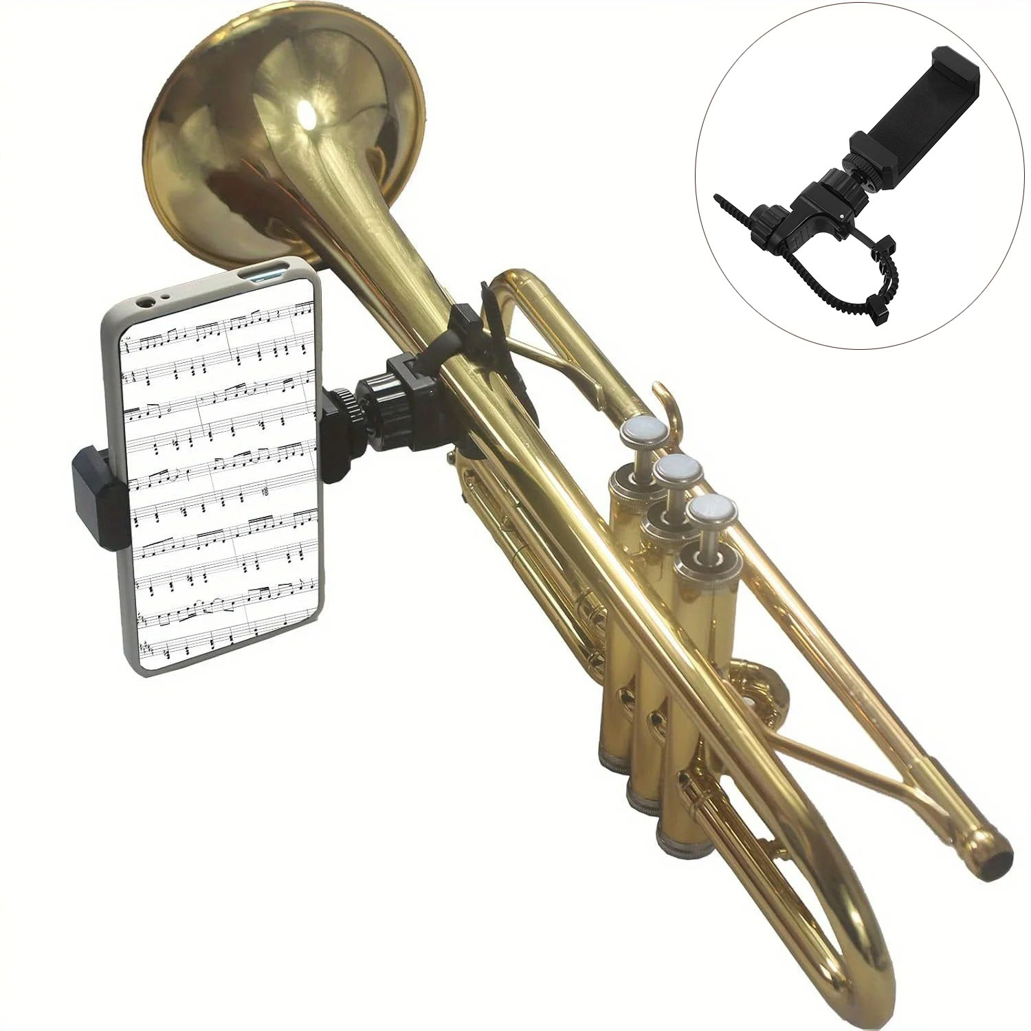 Metal Music Lyre Clip Phone St - Musical Instrument Saxophone ulasan dan harga