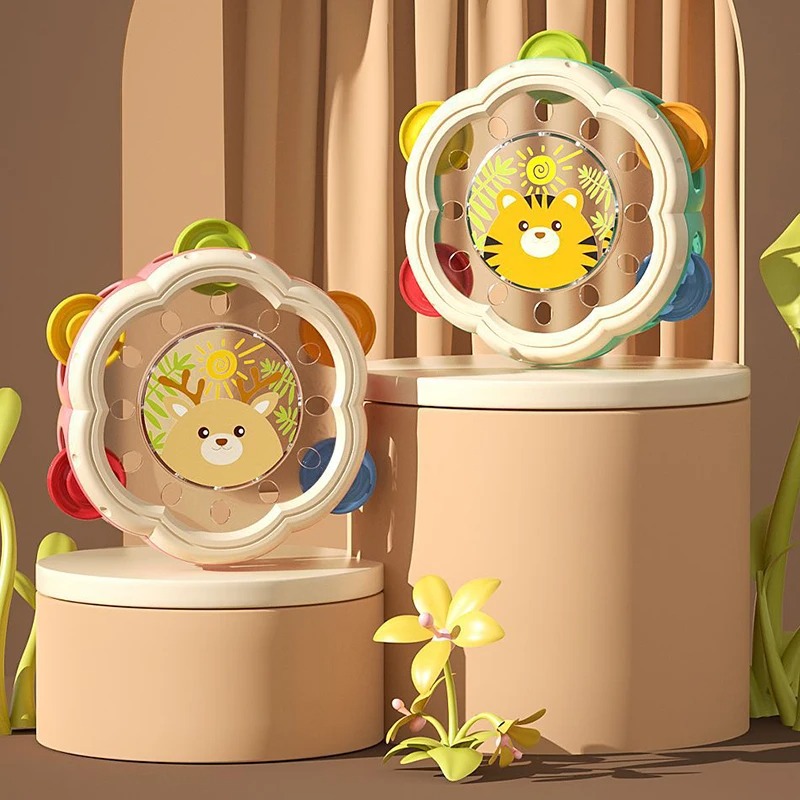 Hand Drum Toy For Baby Toddler - Musical Instrument You Shake ulasan dan harga