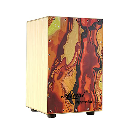 Colour Wood Hand Cajon Box Dru - Musical Instrument Box ulasan dan harga