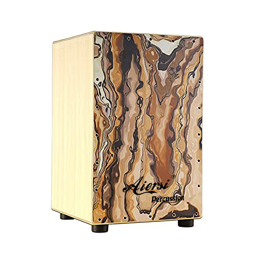 Colour Wood Hand Cajon Box Dru - Musical Instrument Box ulasan dan harga