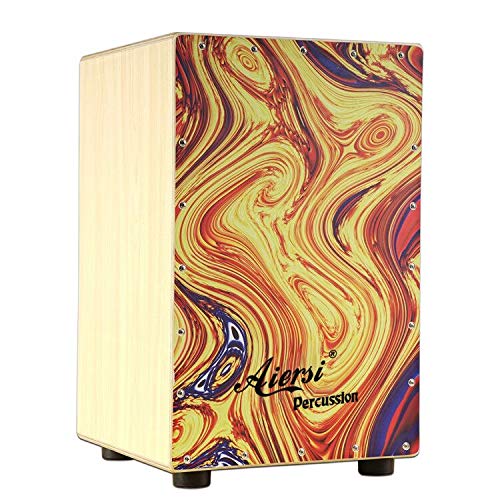 Colour Wood Hand Cajon Box Dru - Musical Instrument Box ulasan dan harga