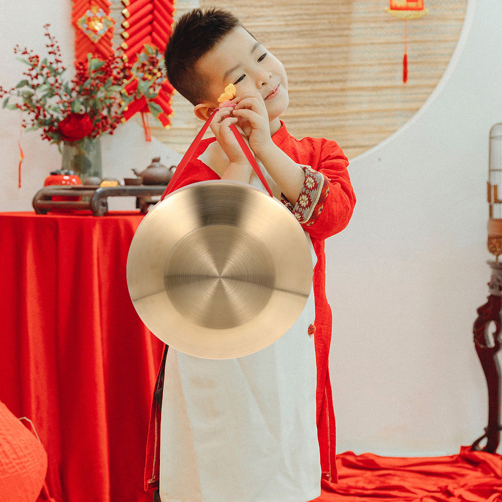 Chinese Gong Copper Alloy Hand - Musical Instrument In Chinese ulasan dan harga