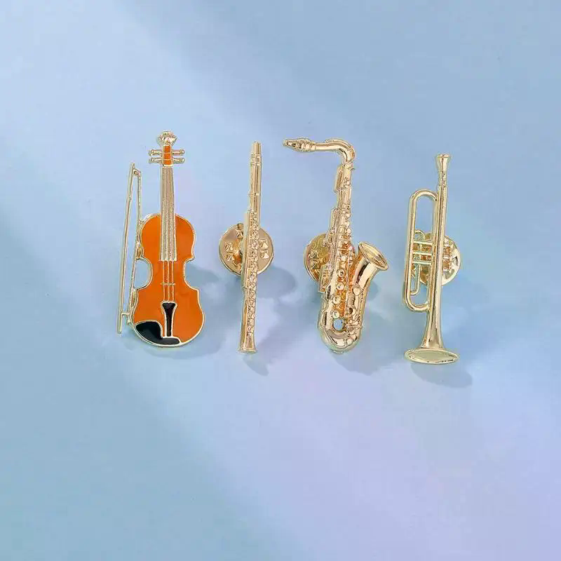 1Pcs Symphony Orchestra Badge  - Musical Instrument Horn ulasan dan harga