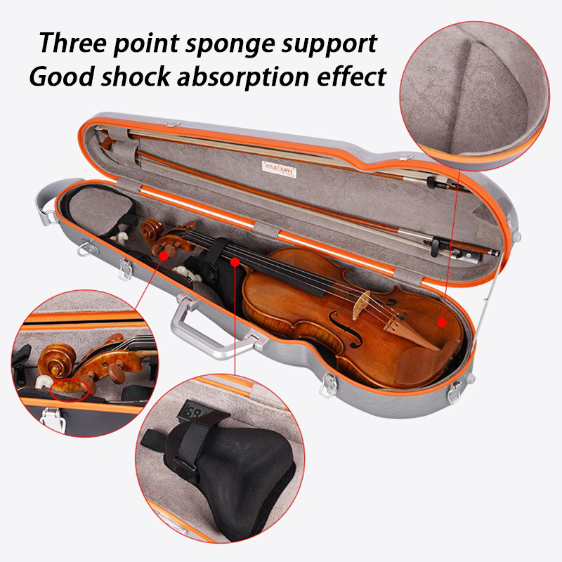 3/4 4/4 Violin Case Waterproof - Musical Instrument Box ulasan dan harga