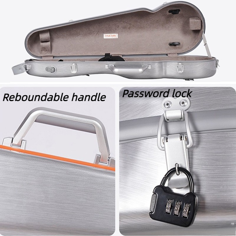 3/4 4/4 Violin Case Waterproof - Musical Instrument Box ulasan dan harga